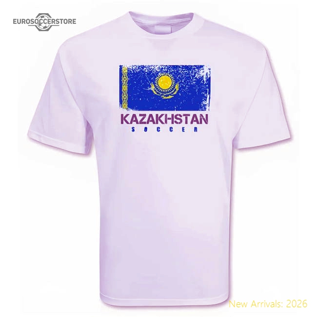 Kazakhstan Soccer T-shirt-Football Shirts Shop