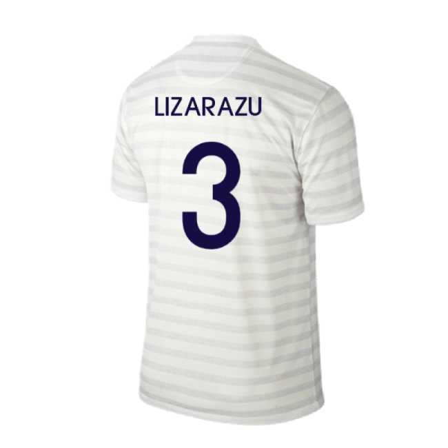 France 2014-15 Away Shirt ((Excellent) M) (Lizarazu 3)-Vantage Point Soccer