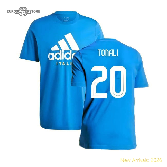 2024-2025 Italy DNA Graphic Tee (Blue) (TONALI 20)-Vantage Point Soccer