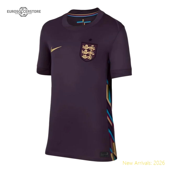 2024-2025 England Away Shirt (Kids)-Vantage Point Soccer