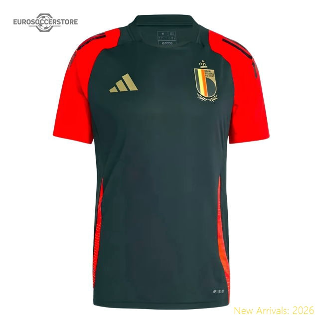 2024-2025 Belgium Training Jersey (Black)-Vantage Point Soccer