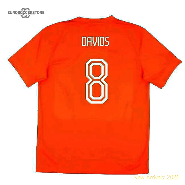 Holland 2014-15 Home Shirt (Good) (Davids 8)-Football Jersey Hub