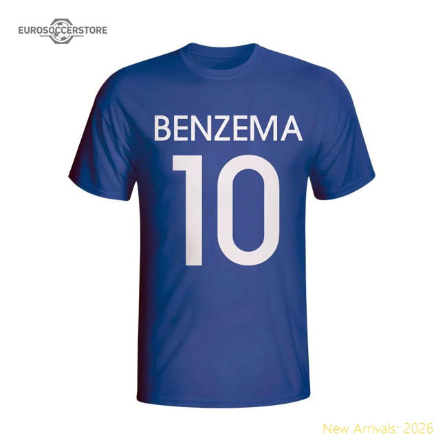Karim Benzema France Hero T-shirt (blue) - Kids-Vantage Point Soccer