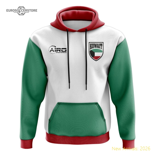 Kuwait Concept Country Football Hoody (White)-Vantage Point Soccer