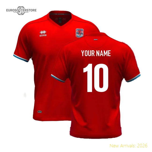 2024-2025 Luxembourg Home Shirt (Your Name)-Football Shirts Shop
