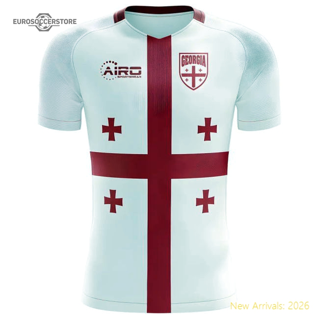 2025-2026 Georgia Flag Concept Football Shirt - Baby-Vantage Point Soccer