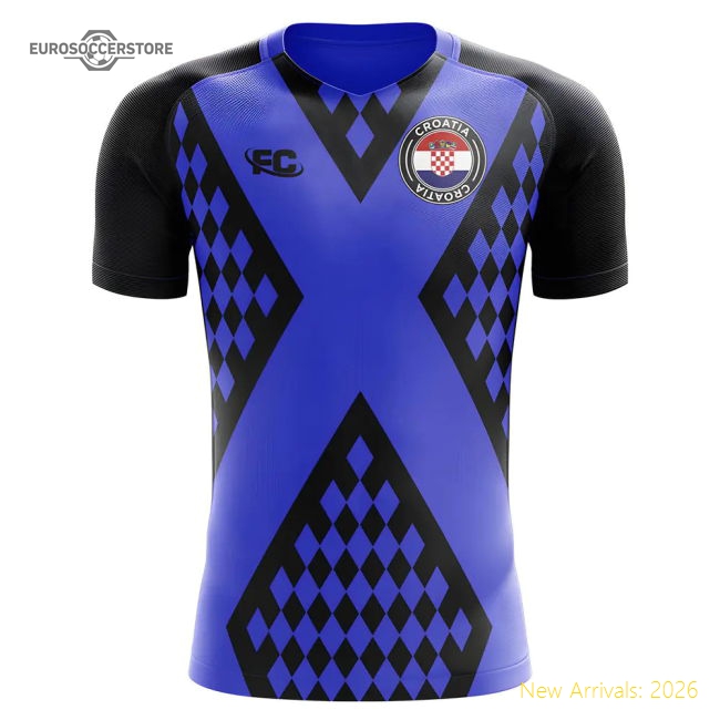 2018-2019 Croatia Fans Culture Away Concept Shirt-Vantage Point Soccer