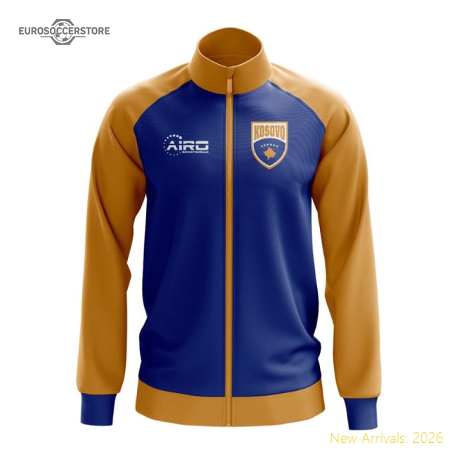 Kosovo Concept Football Track Jacket (Blue)-Football Shirts Shop