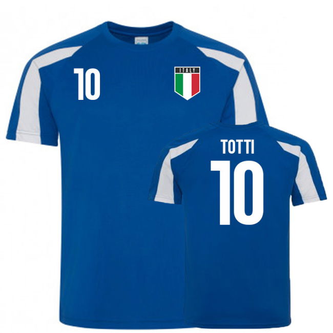 Italy Sports Training Jersey (Totti10)-Vantage Point Soccer