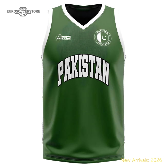 Pakistan Home Concept Basketball Shirt-Vantage Point Soccer