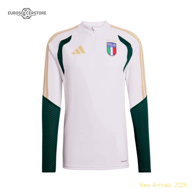 2026-2027 Italy Training Top (White)-Vantage Point Soccer