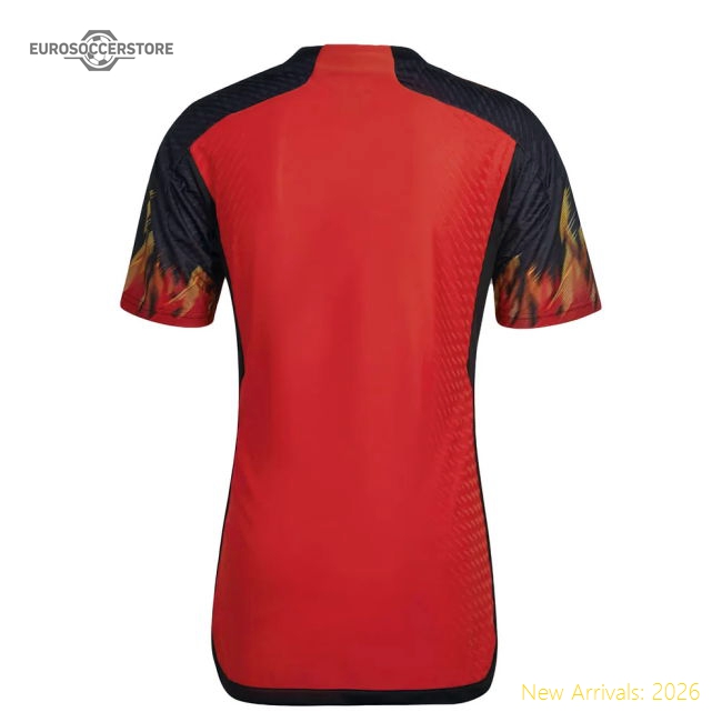 2022-2023 Belgium Authentic Home Shirt (E HAZARD 10)-ly44