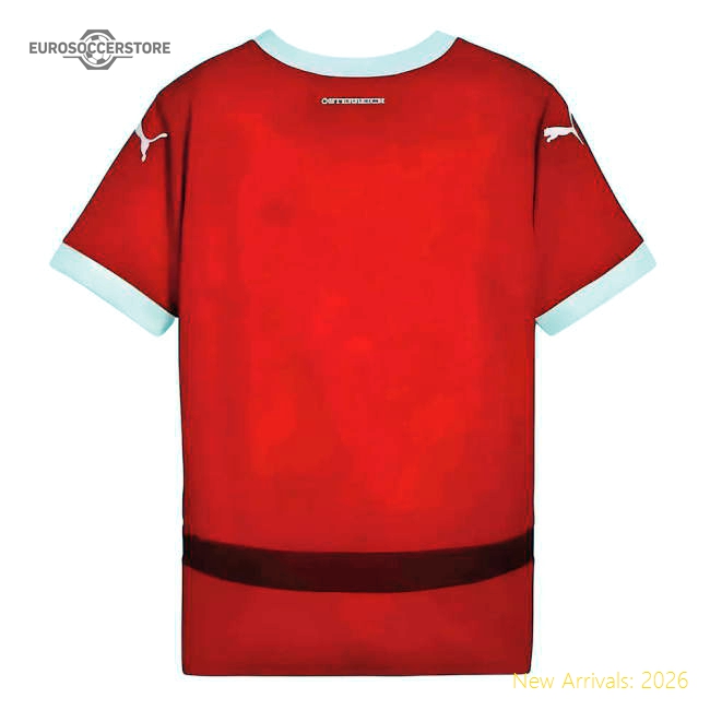 2024-2025 Austria Home Shirt (Kids)-Vantage Point Soccer