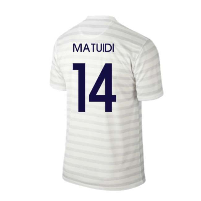 France 2014-15 Away Shirt ((Excellent) M) (Matuidi 14)-Vantage Point Soccer
