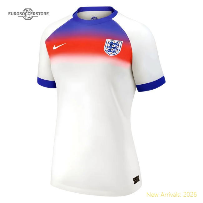 2025 England Womens Team Home Shirt (Ladies)-Vantage Point Soccer