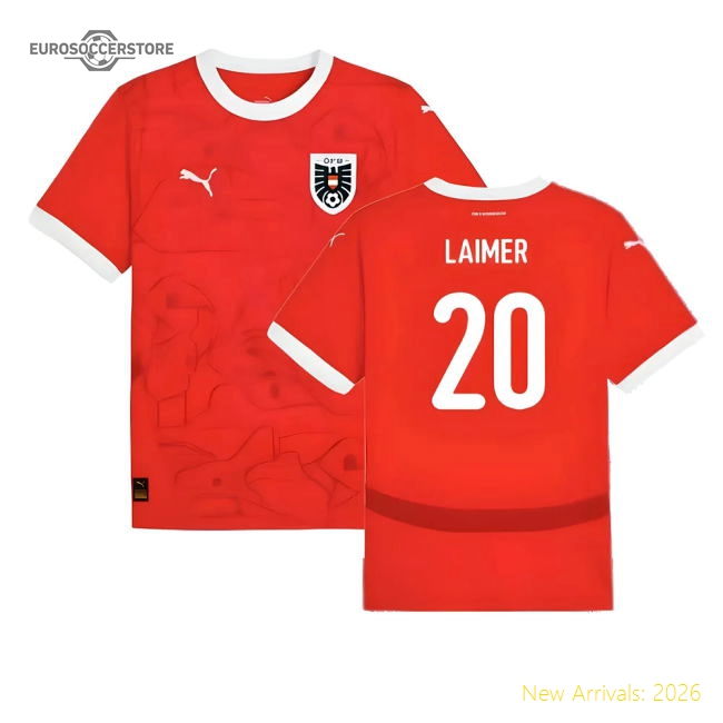 2024-2025 Austria Home Shirt (Laimer 20)-Vantage Point Soccer