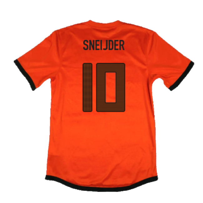 Holland 2012-13 Home Shirt ((Very Good) S) (Sneijder 10)-Football Jersey Hub