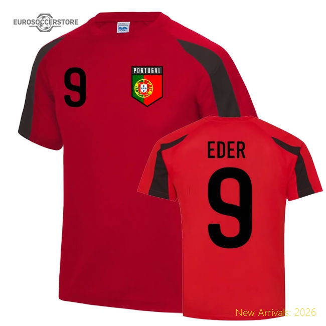 Eder Portugal Sports Training Jersey (Red-Black)-Vantage Point Soccer