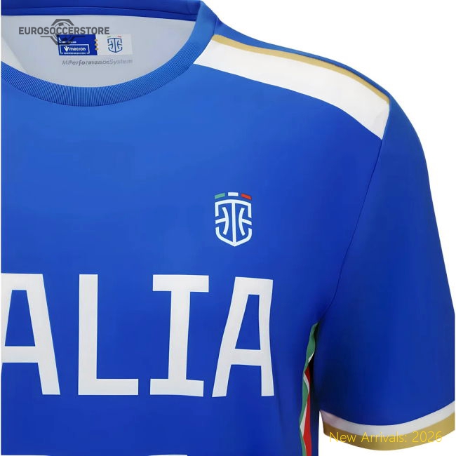 2025-2026 Italy FIP Basketball Training Shirt (Blue)-Vantage Point Soccer
