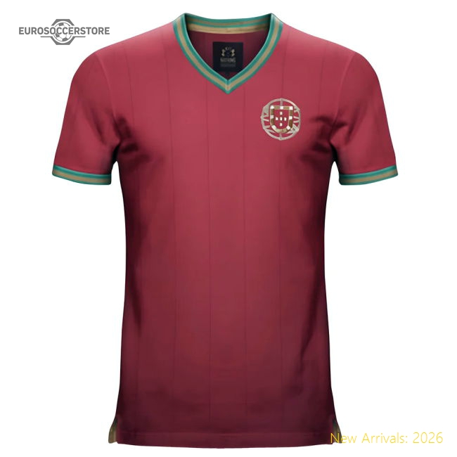 Vintage Portugal Home Soccer Jersey-Vantage Point Soccer