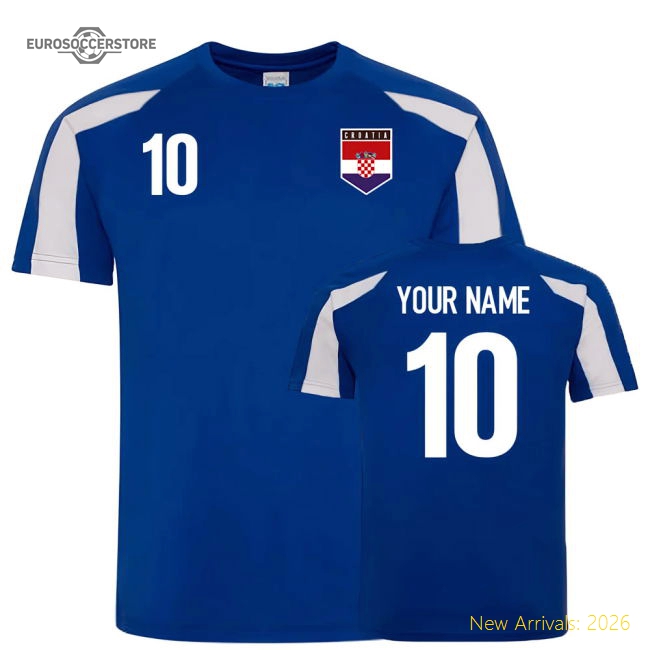 Croatia Sports Training Jersey (Your Name)-Vantage Point Soccer