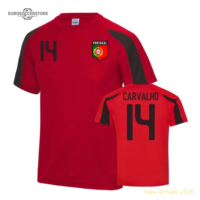 Portugal Sports Training Jersey (Carvalho 14)-Vantage Point Soccer
