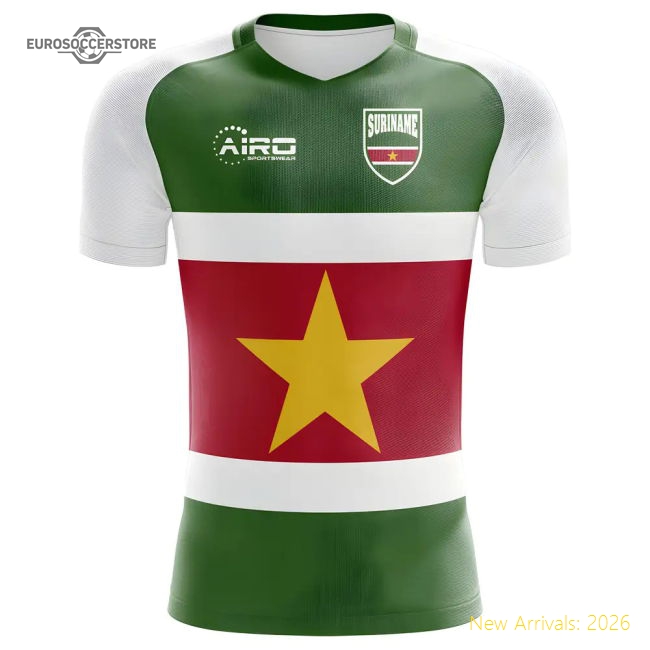 2025-2026 Suriname Home Concept Football Shirt - Womens-Football Shirts Shop