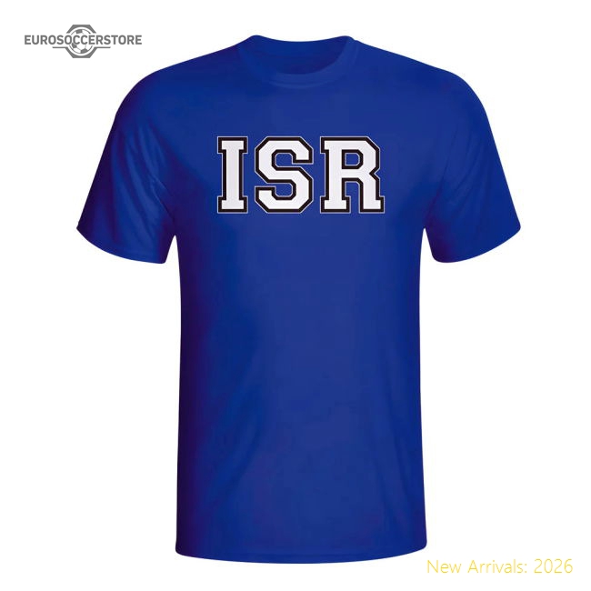 Isreal Country Iso T-shirt (blue)-Vantage Point Soccer
