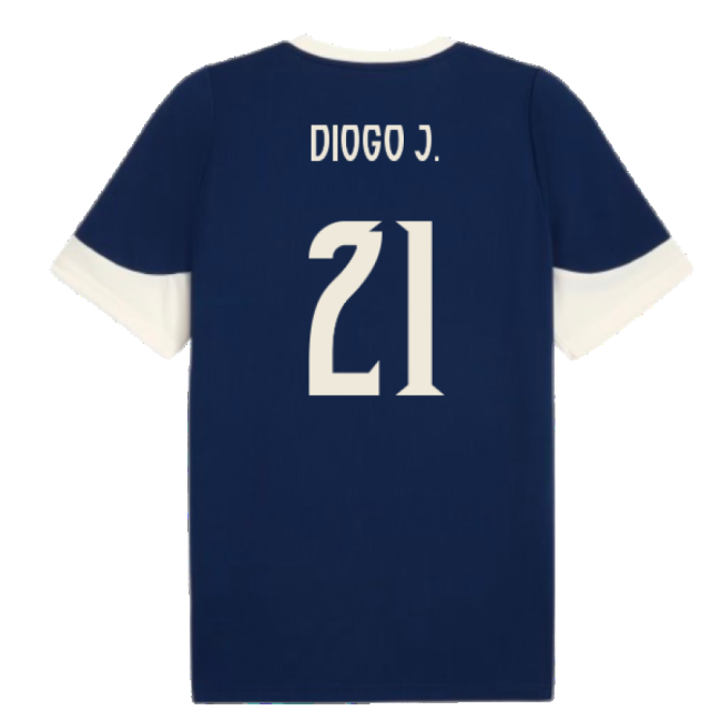2025-2026 Portugal Training Jersey (Persian Blue) (Diogo J. 21)-Vantage Point Soccer