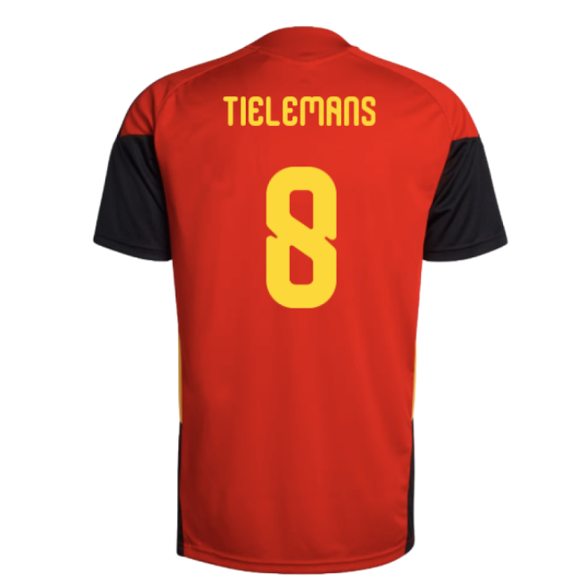 2026-2027 Belgium Training Jersey (Red) (Tielemans 8)-Vantage Point Soccer