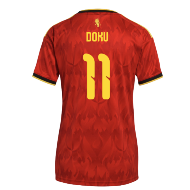 2026-2027 Belgium Home Shirt (Womens) (Doku 11)-Vantage Point Soccer