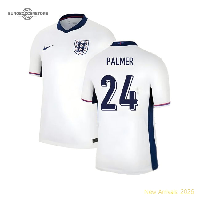 2024-2025 England Home Shirt (Palmer 24)-Football Shirts Shop