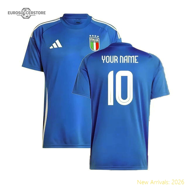 2024-2025 Italy Home Fan Jersey (Your Name)-Vantage Point Soccer