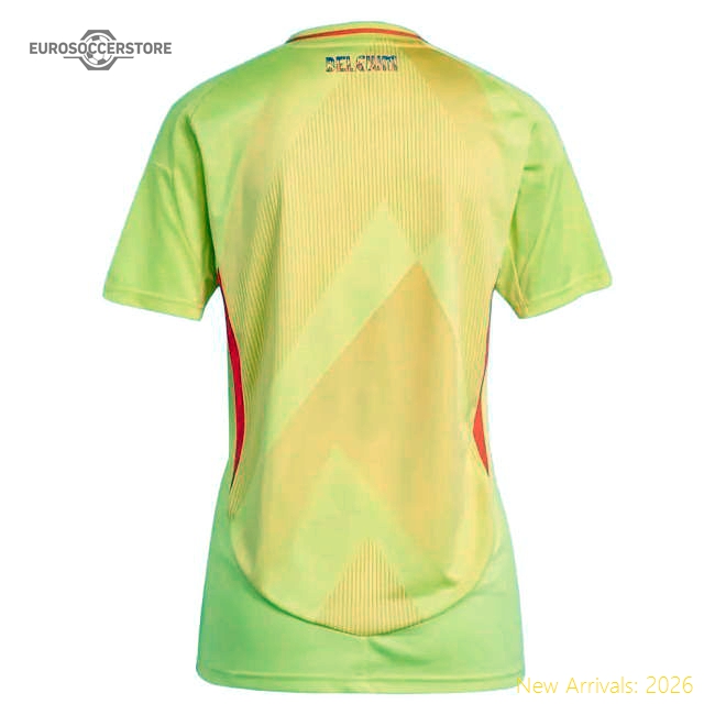2025-2026 Belgium Womens Team Away Shirt (Ladies)-Vantage Point Soccer