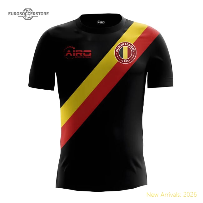 2025-2026 Belgium Third Concept Football Shirt - Womens-Vantage Point Soccer