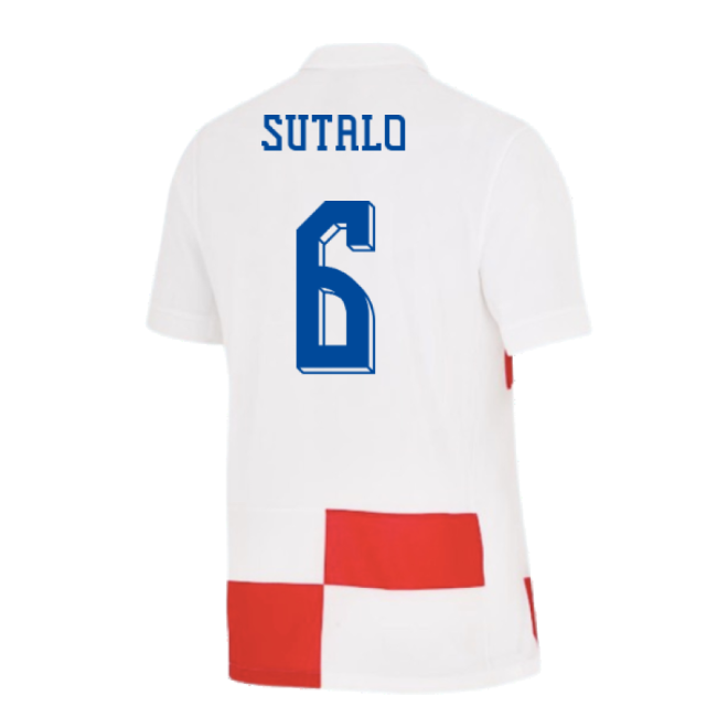 2024-2025 Croatia Home Shirt (Sutalo 6)-Vantage Point Soccer