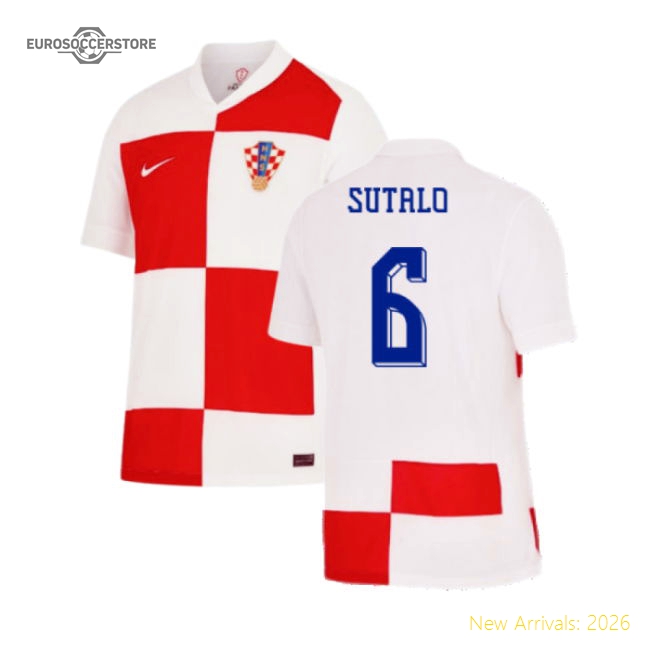 2024-2025 Croatia Home Shirt (Sutalo 6)-Vantage Point Soccer