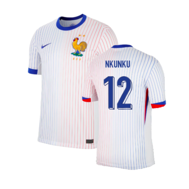 2024-2025 France Away Shirt (Nkunku 12)-Vantage Point Soccer