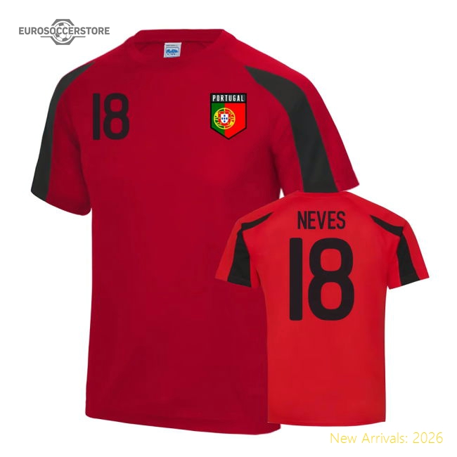 Portugal Sports Training Jersey (Neves 18)-Vantage Point Soccer