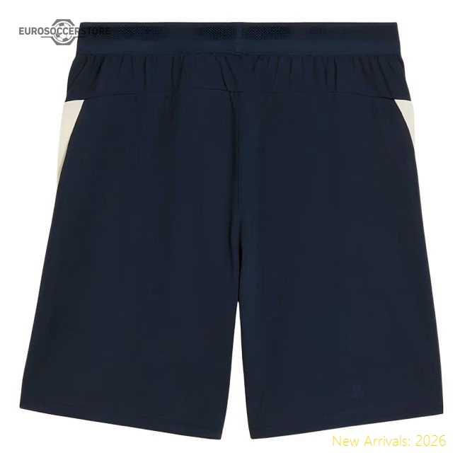 2025-2026 Portugal Training Shorts (Persian Blue)-Vantage Point Soccer