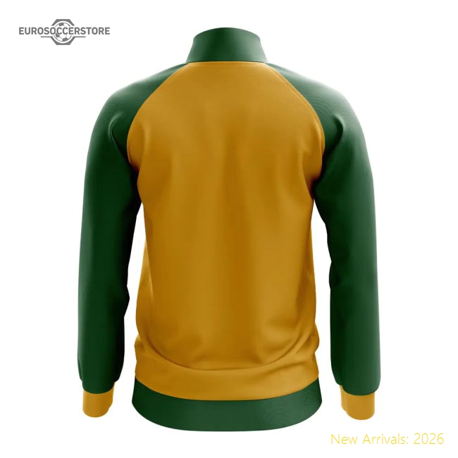 Lithuania Concept Football Track Jacket (Yellow)-Football Shirts Shop