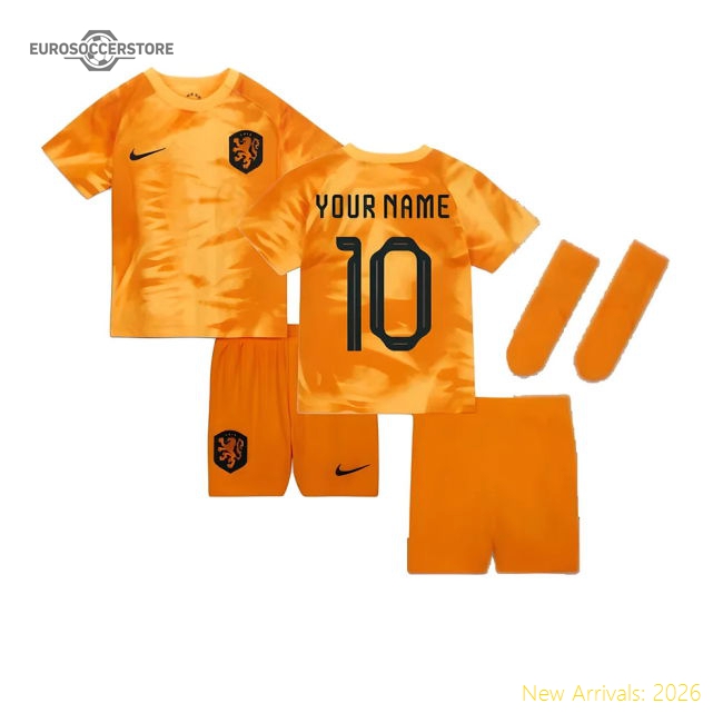 2022-2023 Holland Home Baby Kit (Your Name)-Football Jersey Hub