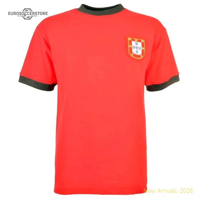 Portugal 1966 Short Sleeve Retro Football Shirt-Vantage Point Soccer