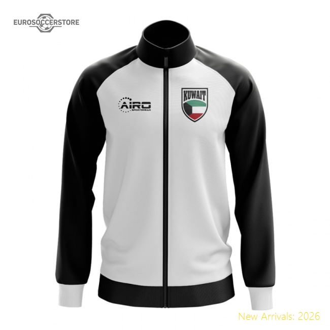 Kuwait Concept Football Track Jacket (White)-Vantage Point Soccer
