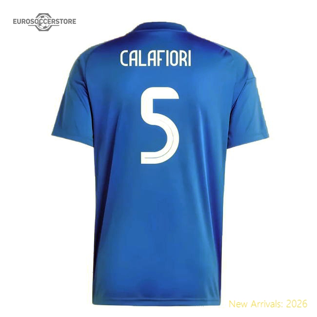 2024-2025 Italy Home Fan Jersey (CALAFIORI 5)-Vantage Point Soccer