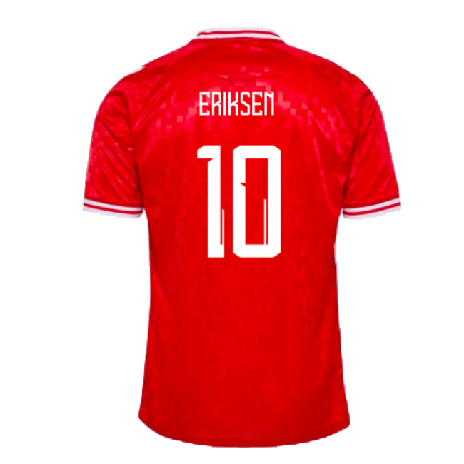 2024-2025 Denmark Home Shirt (Eriksen 10)-Vantage Point Soccer