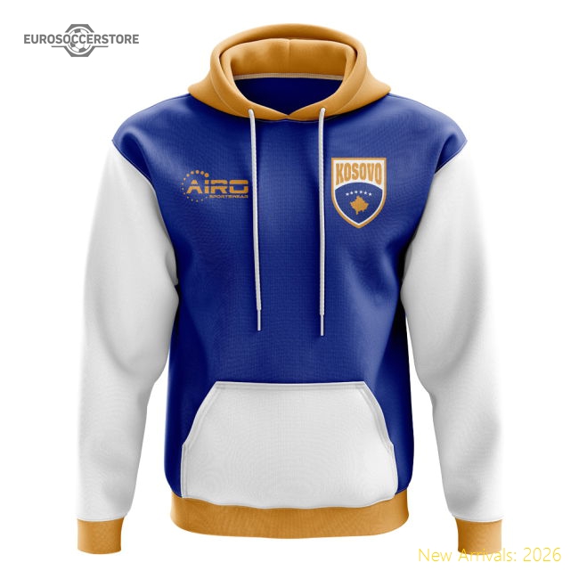 Kosovo Concept Country Football Hoody (Blue)-Football Shirts Shop