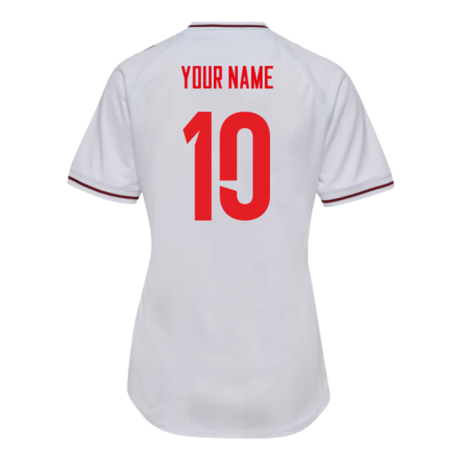 2025-2026 Denmark Womens Away Shirt (Ladies) (Your Name)-Vantage Point Soccer