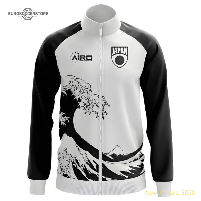 Japan Concept Football Track Jacket (White)-Vantage Point Soccer