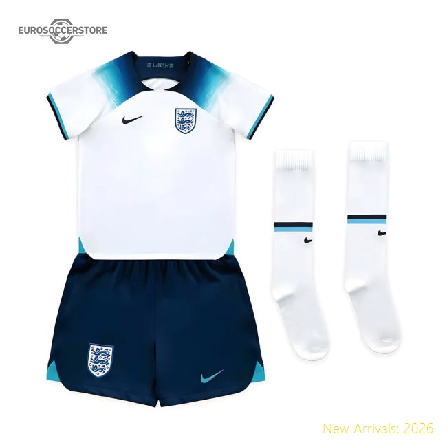 2022-2023 England Home Mini Kit-Vantage Point Soccer